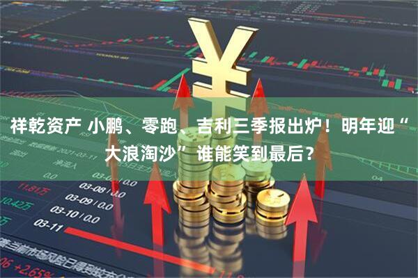 祥乾资产 小鹏、零跑、吉利三季报出炉！明年迎“大浪淘沙” 谁能笑到最后？